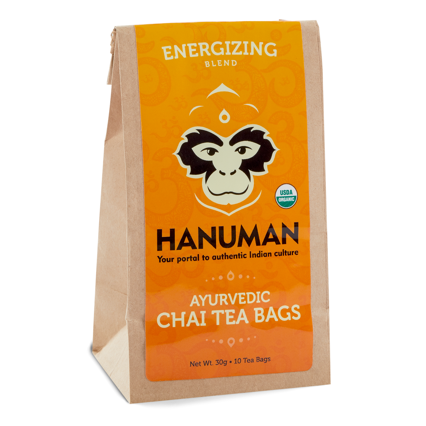 Ayurvedic & Organic Tea Bags: Energizing (Caffeinated)