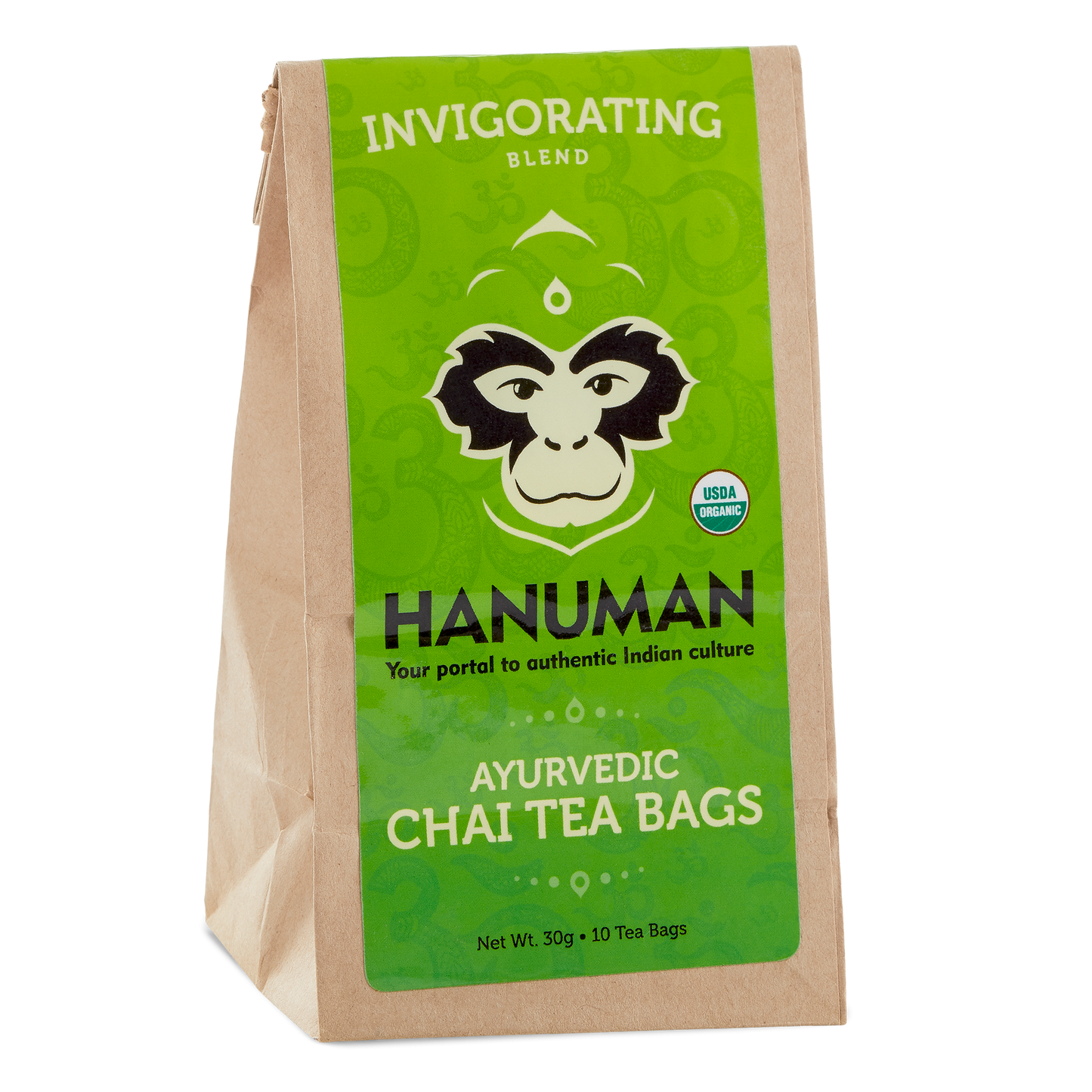 Ayurvedic & Organic Tea Bags: Invigorating (Caffeinated)