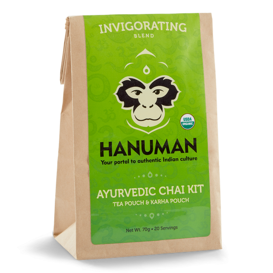 Ayurvedic & Organic Chai Kit: Invigorating (Loose Leaf Tea + Spices)