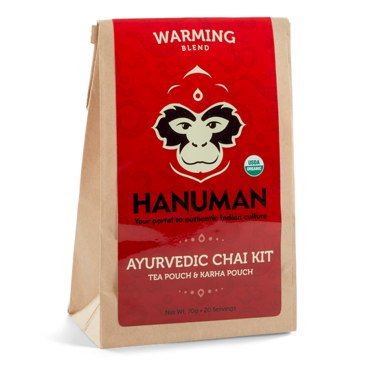Ayurvedic & Organic Chai Kit: Warming (Loose Leaf Tea + Spices)